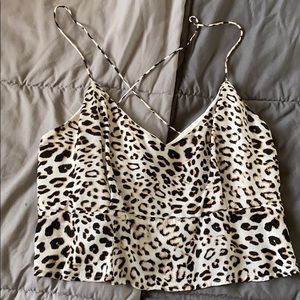cheetah crop top